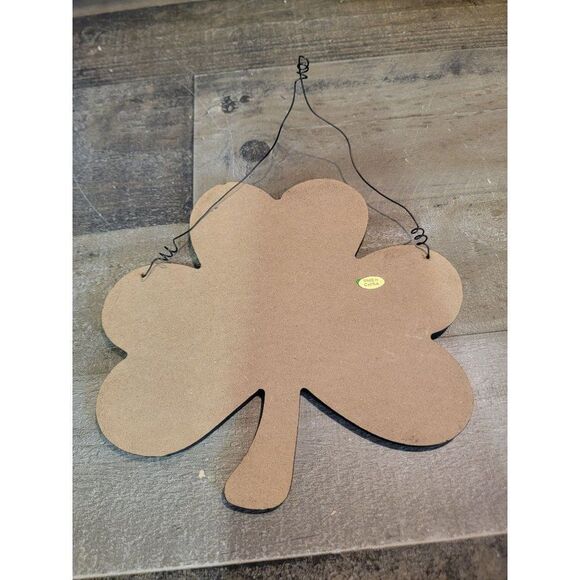 Wooden Saint Patrick's day clover get your green on sign decor - Picture 3 of 3
